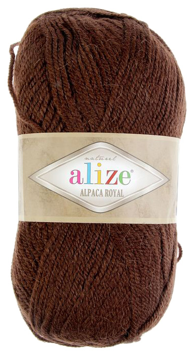 

Пряжа Alize 2565242 Alpaka royal 201 коричневый, Alpaka royal