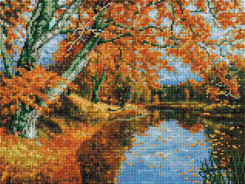 

Алмазная вышивка Белоснежка Уж лист осенний землю всю покрыл, 30x40 см, Уж лист осенний землю всю покрыл