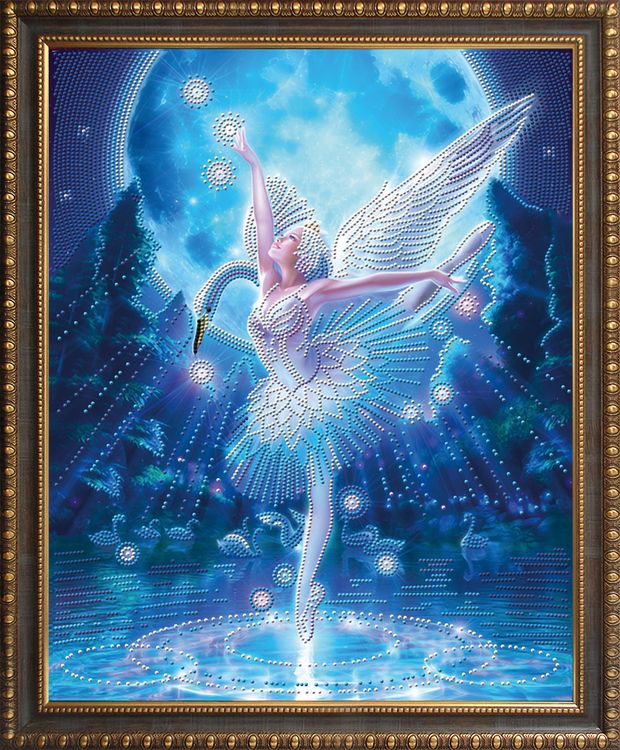 

Алмазная вышивка Алмазная Живопись Лебединое озеро, 40x50 см, Лебединое озеро