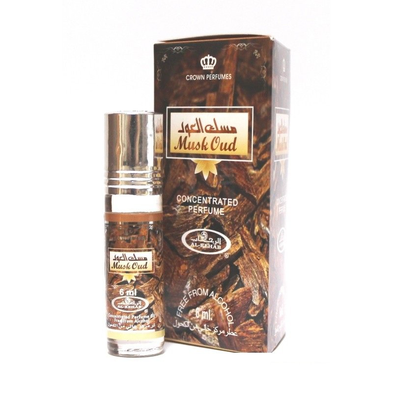 Масло парфюмерное Al Rehab Musk Oud, 6 мл shams natural oils парфюмерное масло   musk 3 0