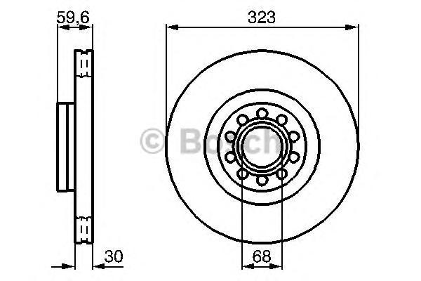 фото Тормозной диск bosch 0986479060