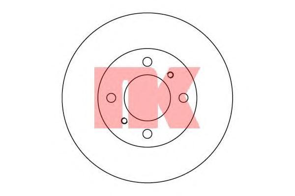 фото Тормозной диск nk 203021