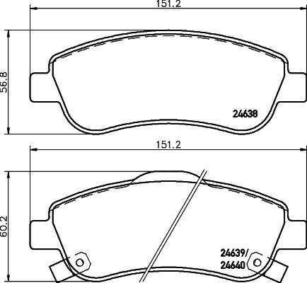 

Тормозные колодки HELLA PAGID/BEHR 8DB355013611