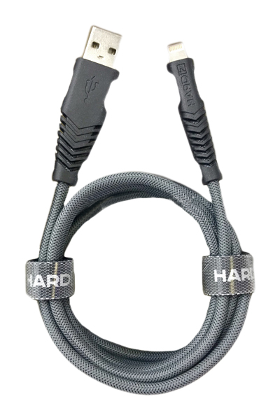 Кабель Hardiz hrd505100 Lightning 1.2 м Grey