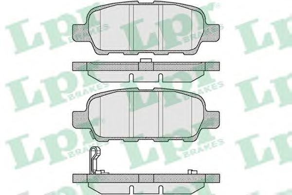 

Тормозные колодки Lpr 05P857