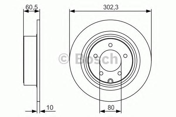 фото Тормозной диск bosch 0986479r07