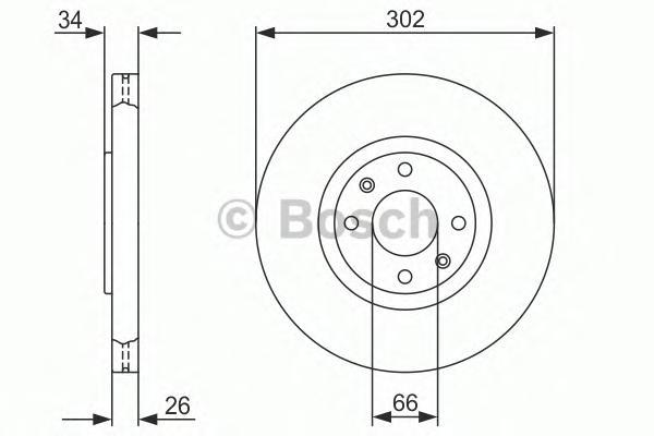 фото Тормозной диск bosch 0986479288