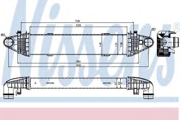 

Интеркулер Nissens 96535