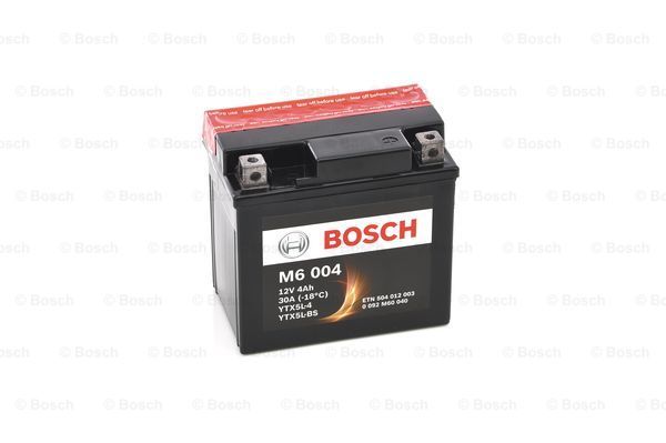 фото Аккумулятор автомобильный bosch 0 092 m60 040 4 ач