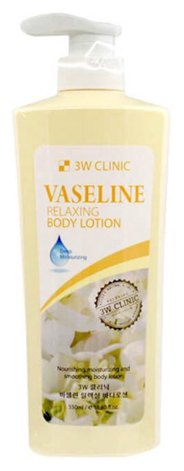 Лосьон для тела 3W Clinic Relaxing Body Lotion Vaseline 550 мл
