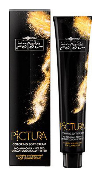 фото Краска для волос hair company professional inimitable pictura 6.0 темно-русый 100 мл