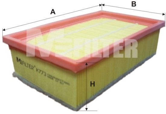 

Фильтр воздушный MFILTER K 773