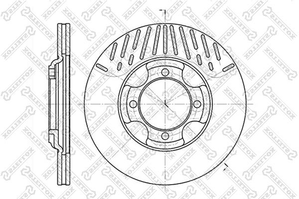 

Тормозной диск Stellox 6020-3216V-SX