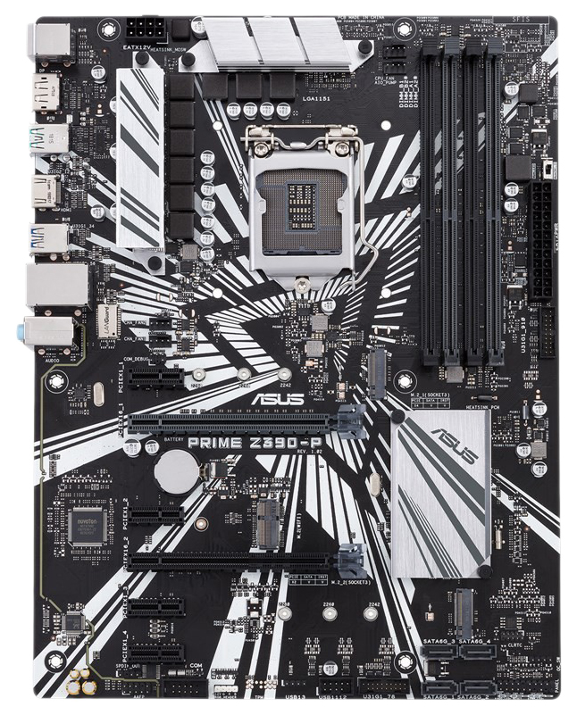 фото Материнская плата asus prime z390-p