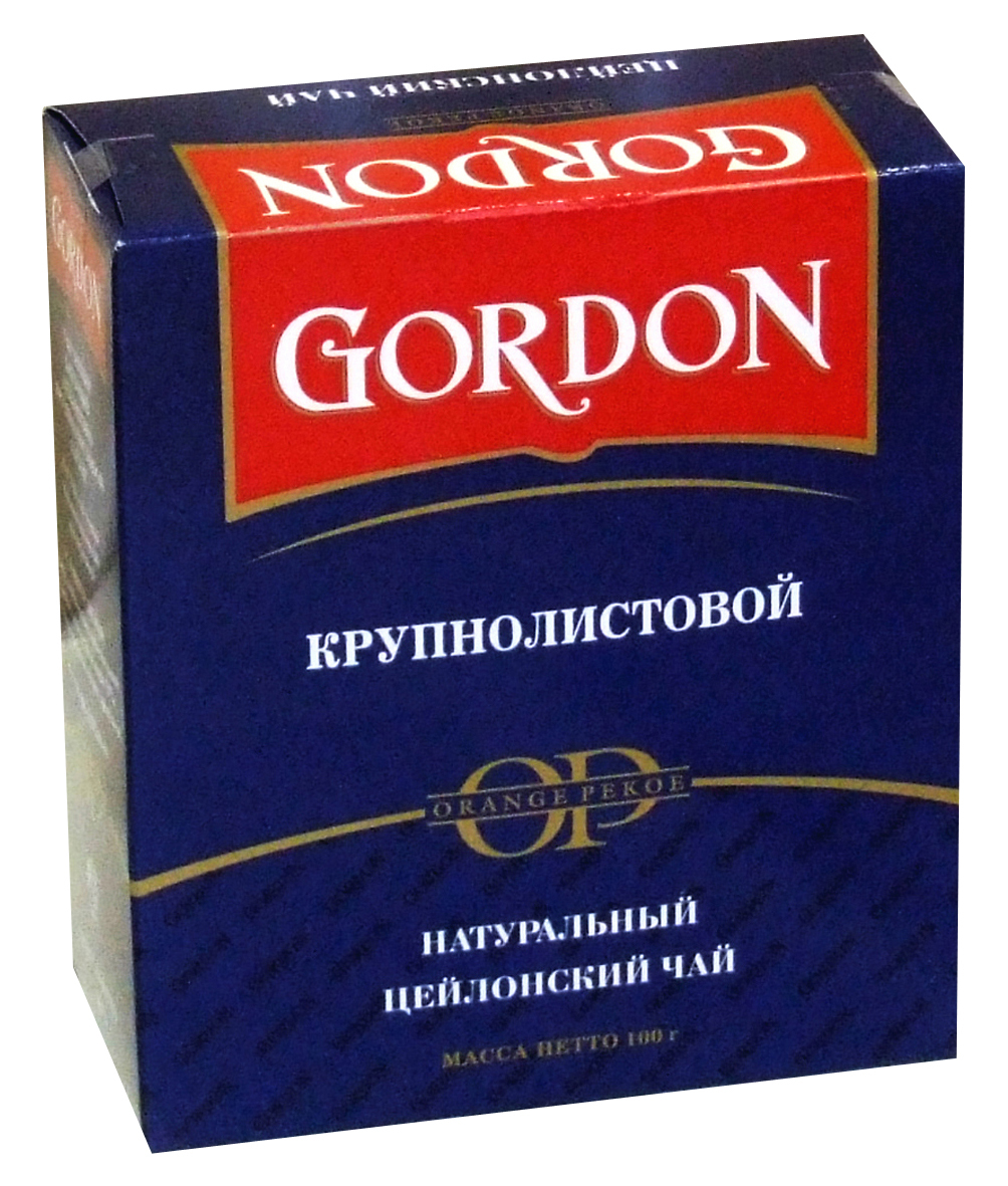 Чай Gordon черный крупнолистовой 100 г