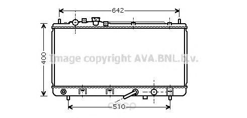 

Pадиатор системы охлаждения акпп Mazda 323 00-03 Ava MZ2168