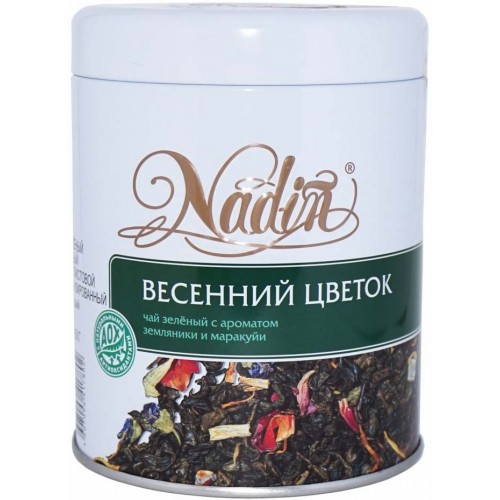 

Чай зеленый листовой Nadin весенний цветок 75 г