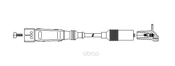 фото Провод высоковольтный audi/vw bremi 110/60