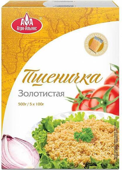 

Крупа Агро-Альянс пшеничная полтавская 5*100 г