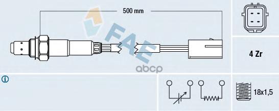 фото Лямбда-зонд fae 77255