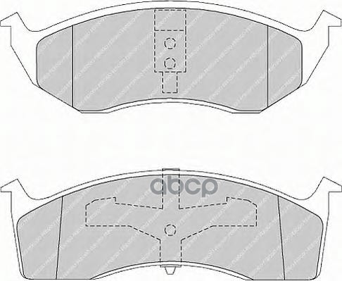 фото Комплект тормозных колодок ferodo fdb1098