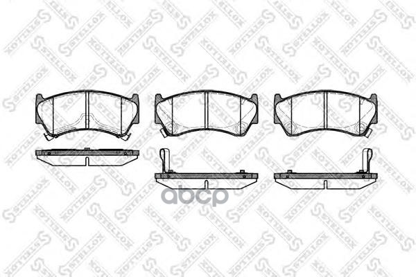 

Комплект тормозных колодок Stellox 603012BSX