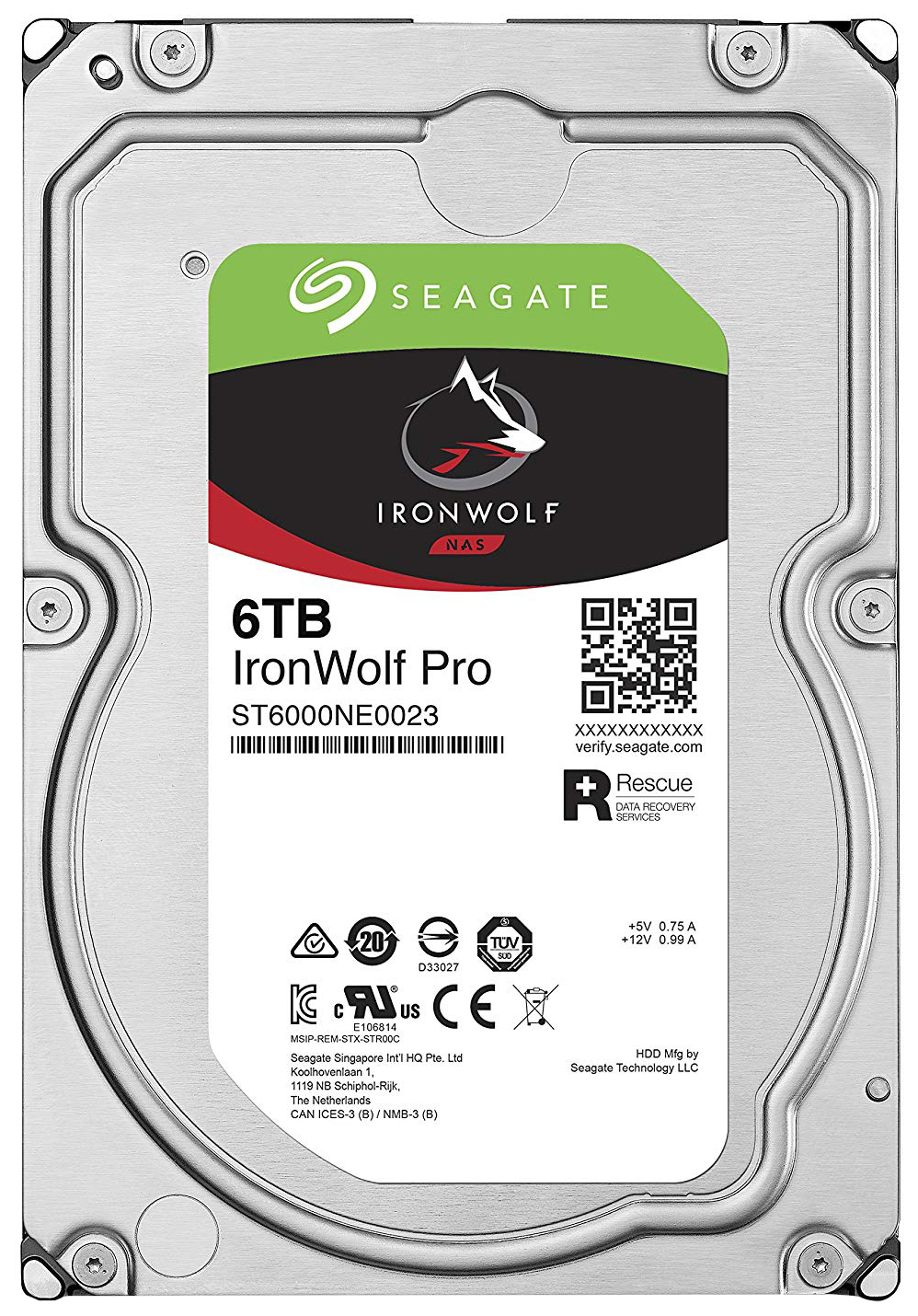 

Жесткий диск Seagate IronWolf Pro 6ТБ (ST6000NE0023), IronWolf Pro