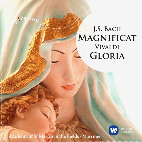 фото Neville marriner j,s, bach: magnificat, vivaldi: gloria (cd) медиа