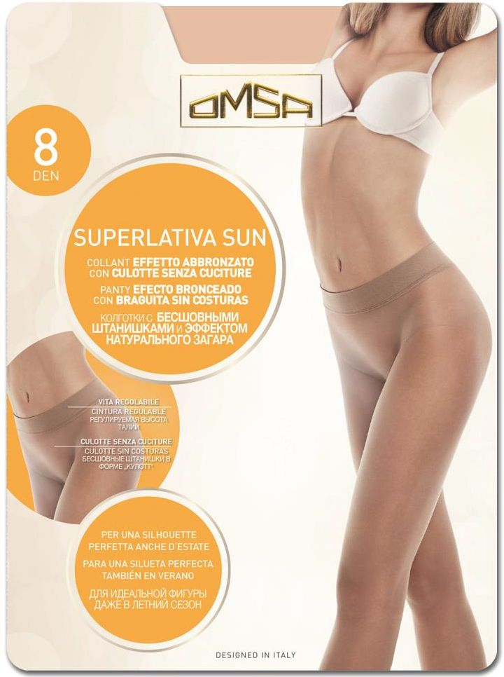 

Колготки Omsa SUPERLATIVA 8 / Beige Naturel (Телесный) / 4 (L), SUPERLATIVA
