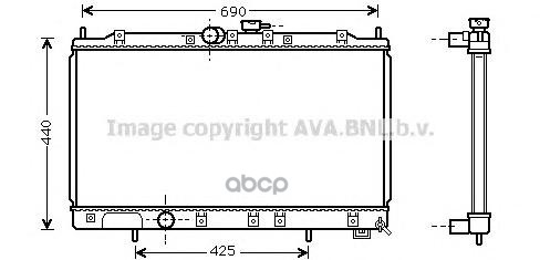 

Радиатор охлаждения AVA QUALITY COOLING MT2122