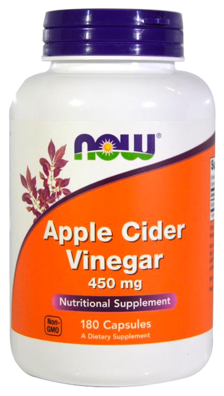 Добавка для здоровья NOW Apple Cider Vinegar 180 капс.  - купить