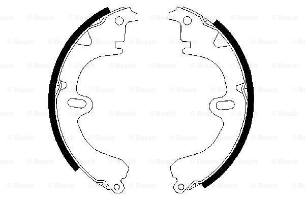 

Комплект тормозных колодок BOSCH 0 986 487 277