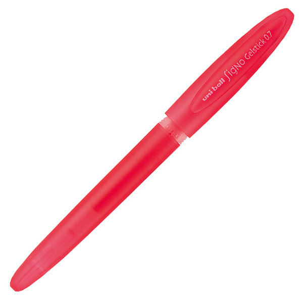 

Ручка гелевая Uni-Ball Signo Gelstick UM-170. Диаметр шарика: 0,7 мм. Цвет чернил: красный, UM-170