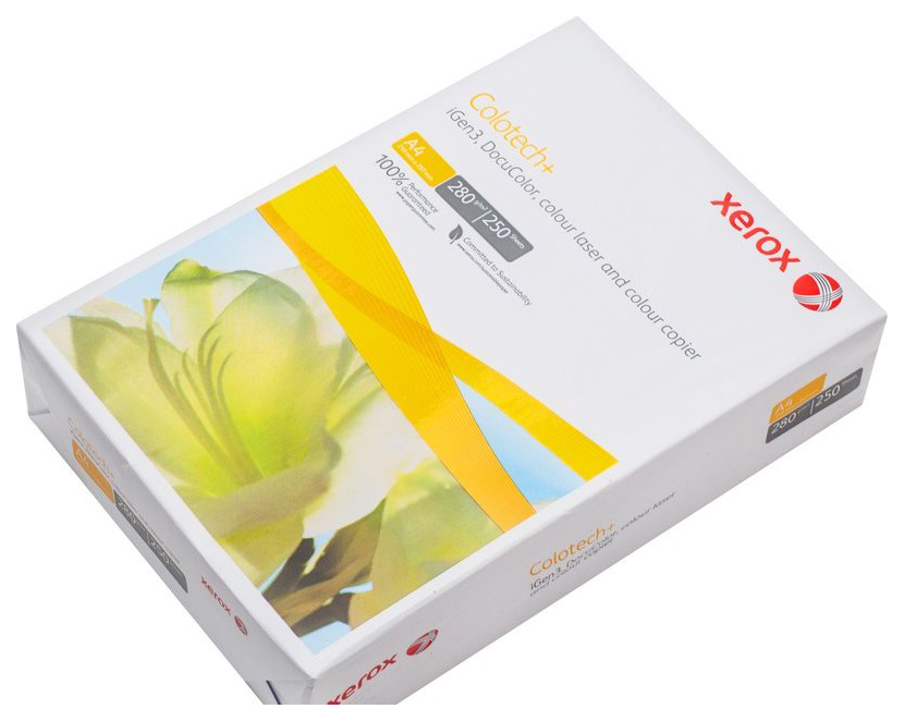 

Бумага для офисной техники Xerox 003R98979 COLOTECH PLUS, А4, 280 г/м2, 250 л,А++, Австрия, Белый