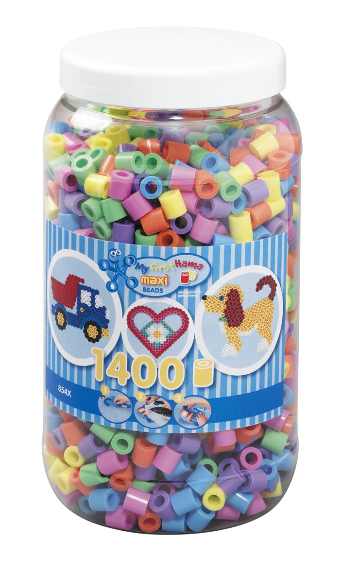 

Бусинки MAXI 1400 шт. микс Hama 8541