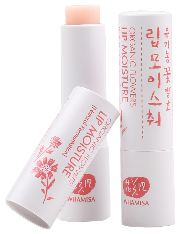 фото Бальзам для губ whamisa organic flowers lip moisture