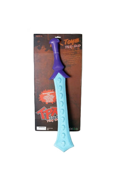 

Колющее и режущее игрушечное оружие TPR Toys Меч W699-A21, Голубой;фиолетовый
