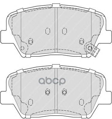 фото Колодки тормозные ferodo fdb4396