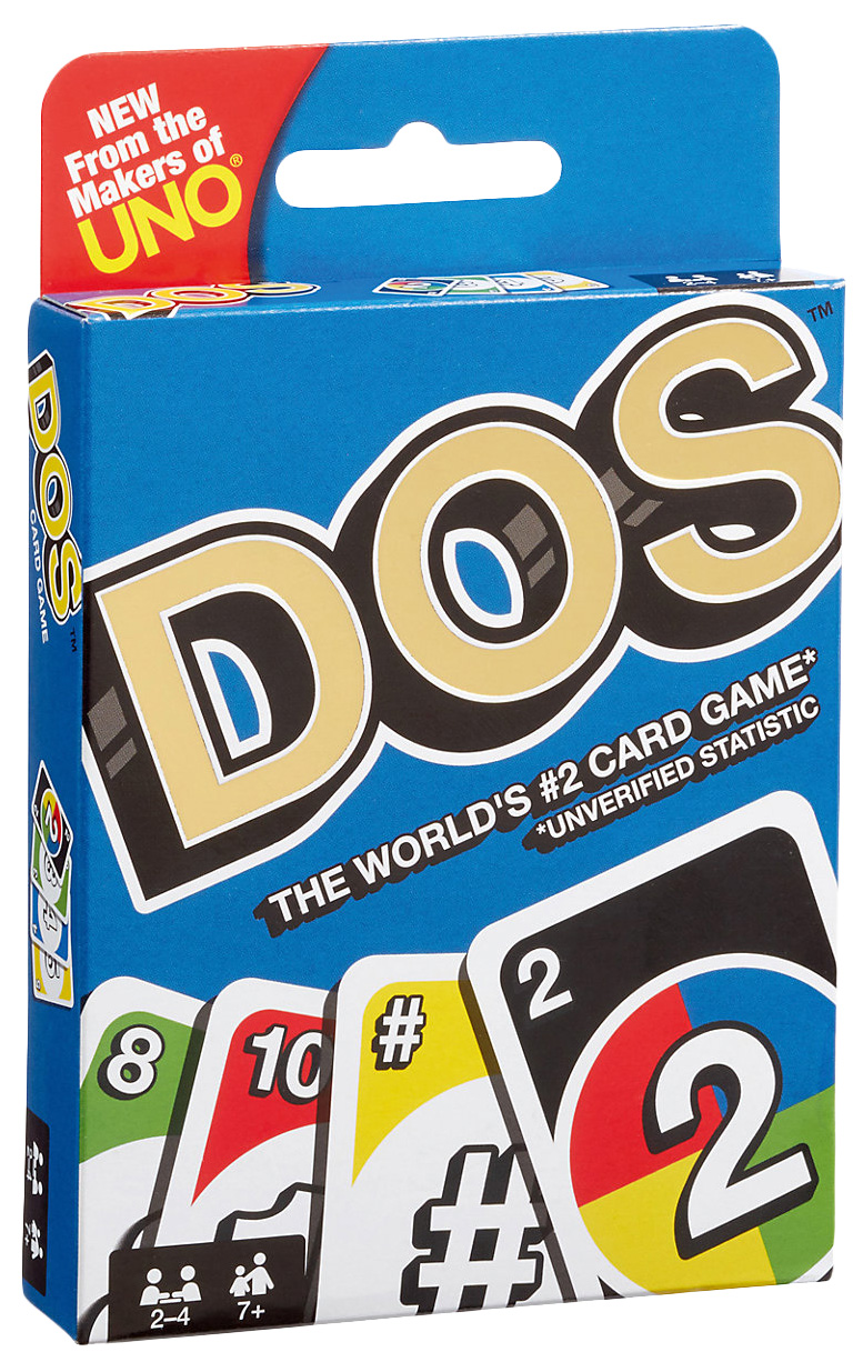 Mattel Games FRM36 УНО Карточная игра DOS Uno