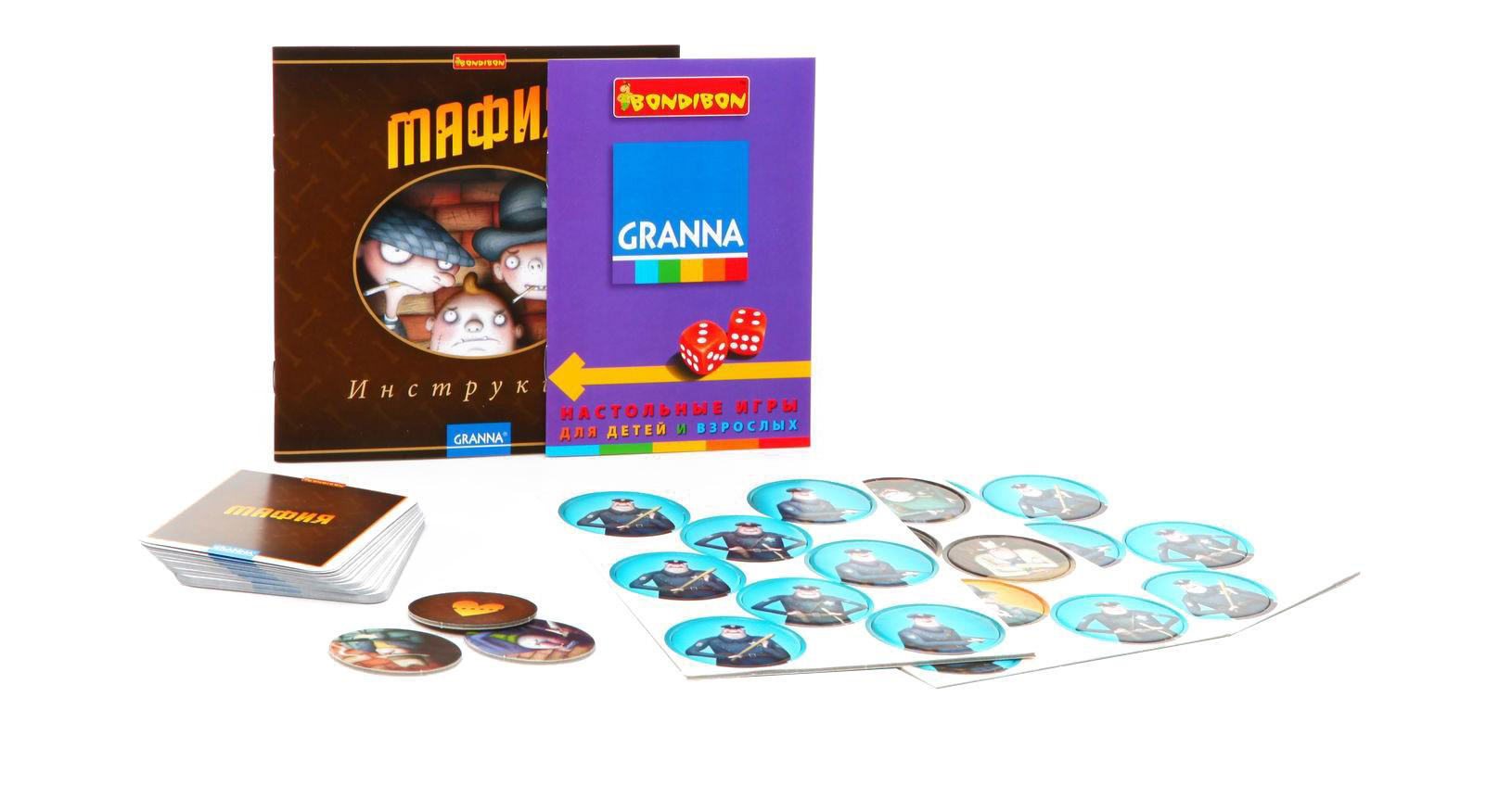 

Настольная игра Bondibon мафия, Мафия