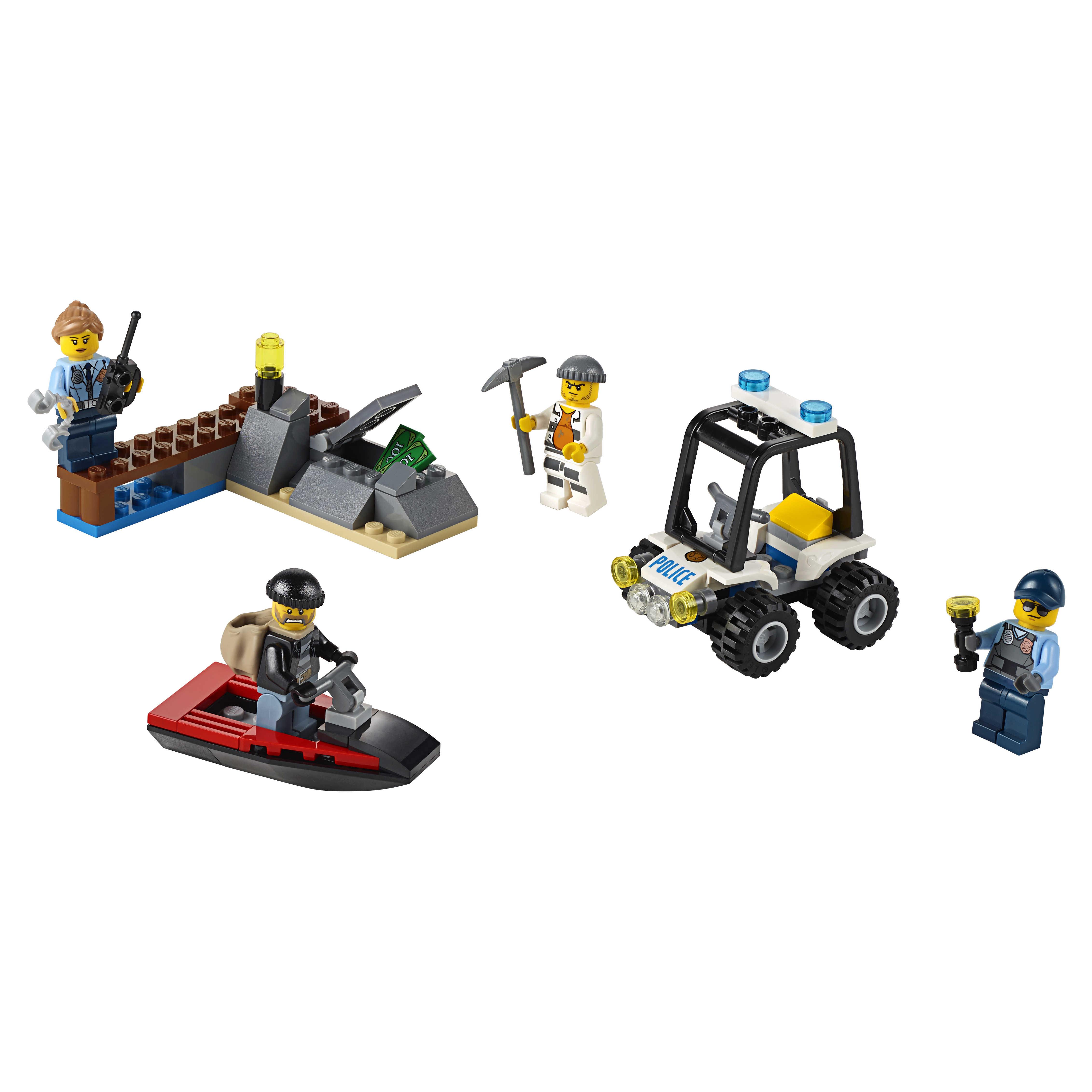 Конструктор LEGO City Police Набор для начинающих Остров-тюрьма (60127) lego city police конструктор полицейская машина