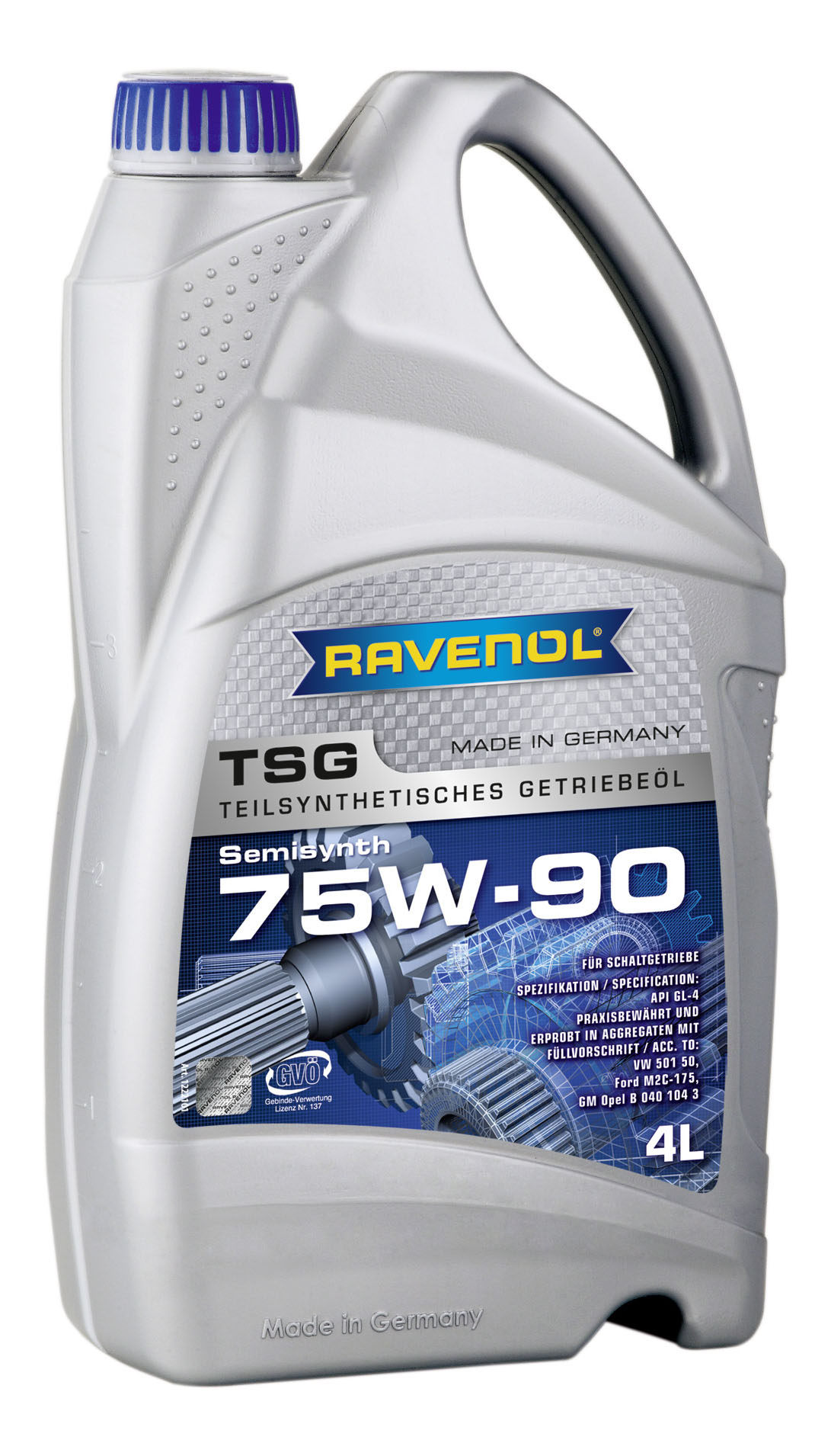 фото Трансмиссионное масло ravenol tsg 75w90 4л 1222101-004