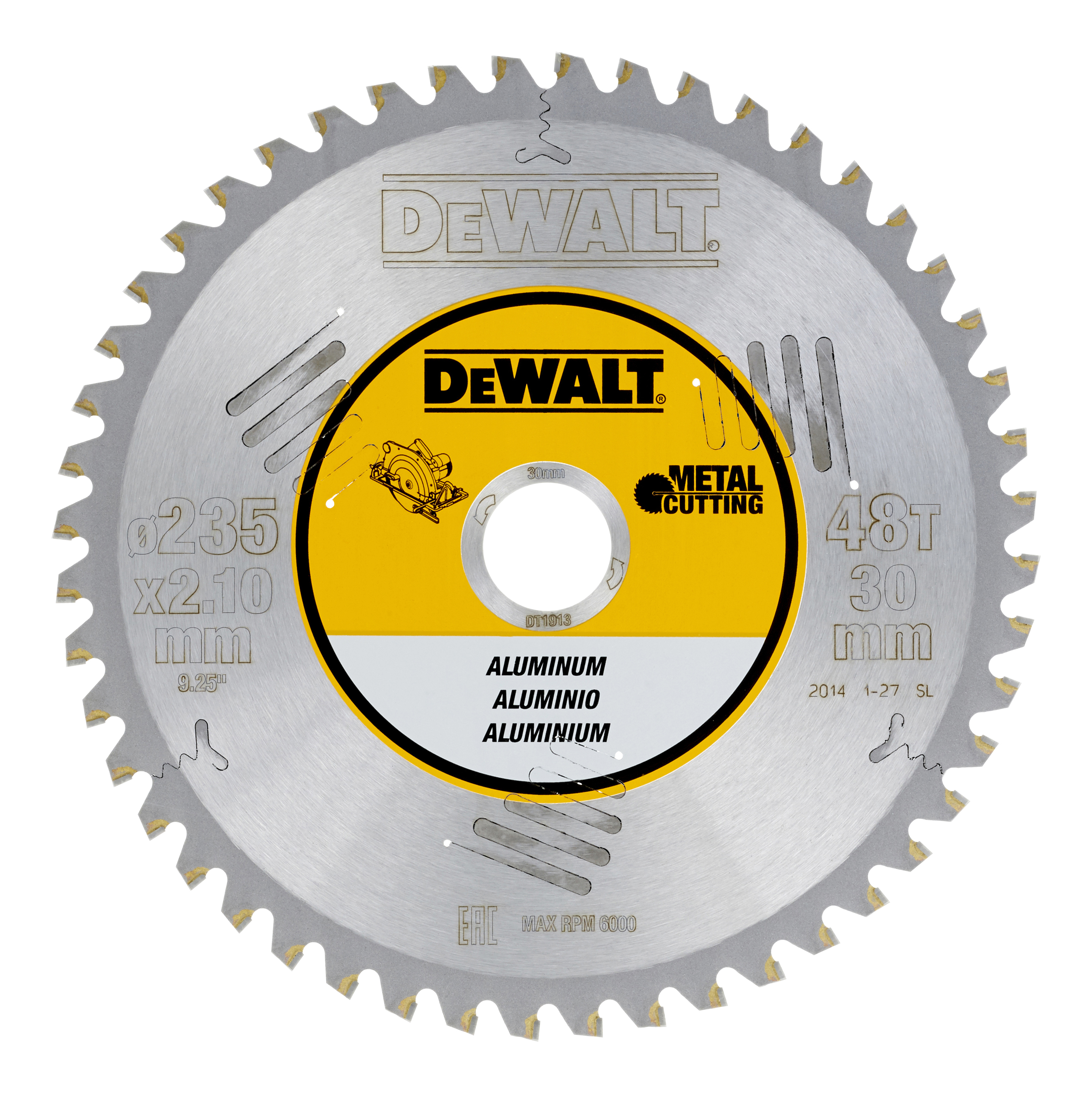 фото Пильный диск по алюминию dewalt dt1913-qz