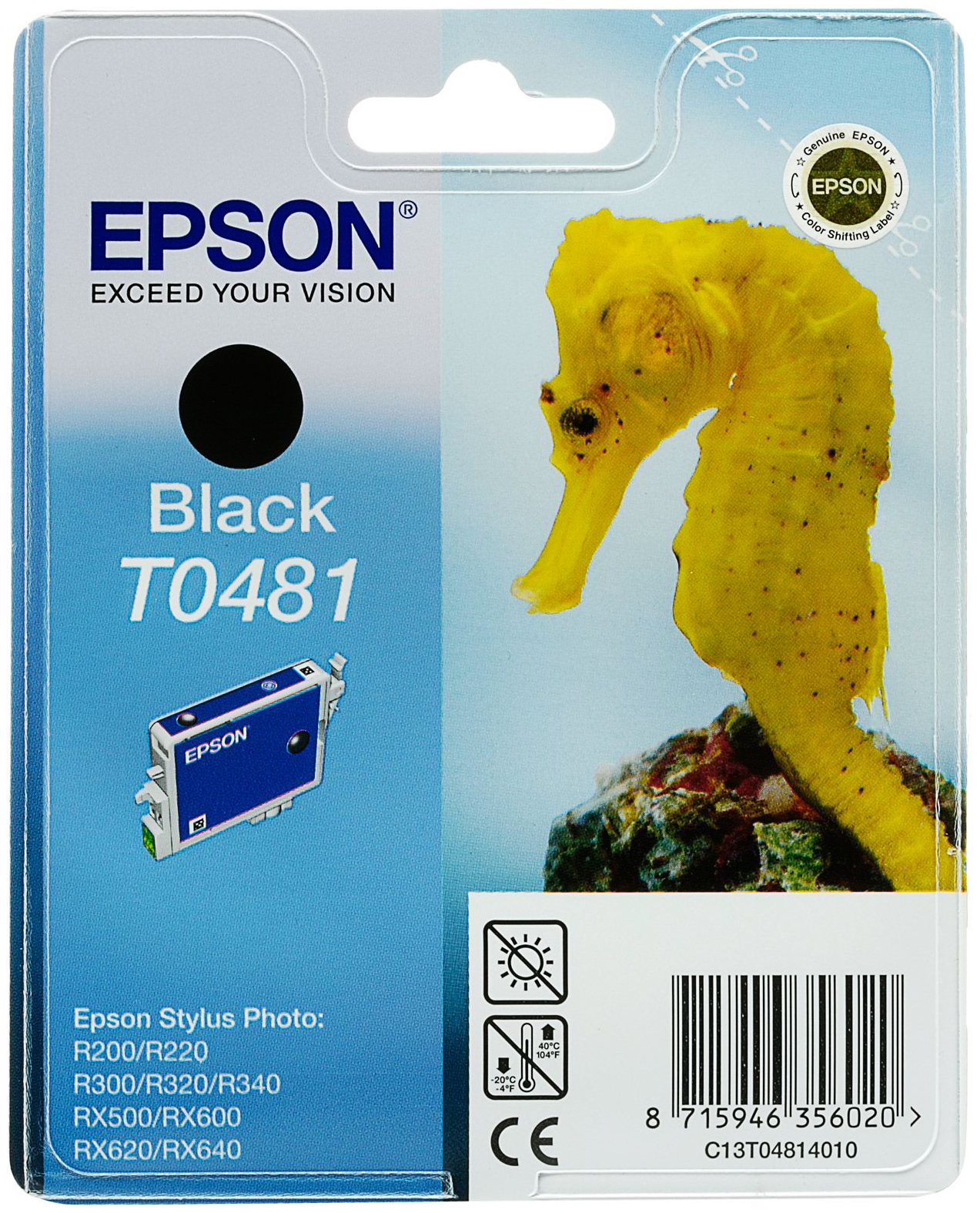 

Картридж для струйного принтера Epson С13Т04814010, черный, оригинал, С13Т04814010