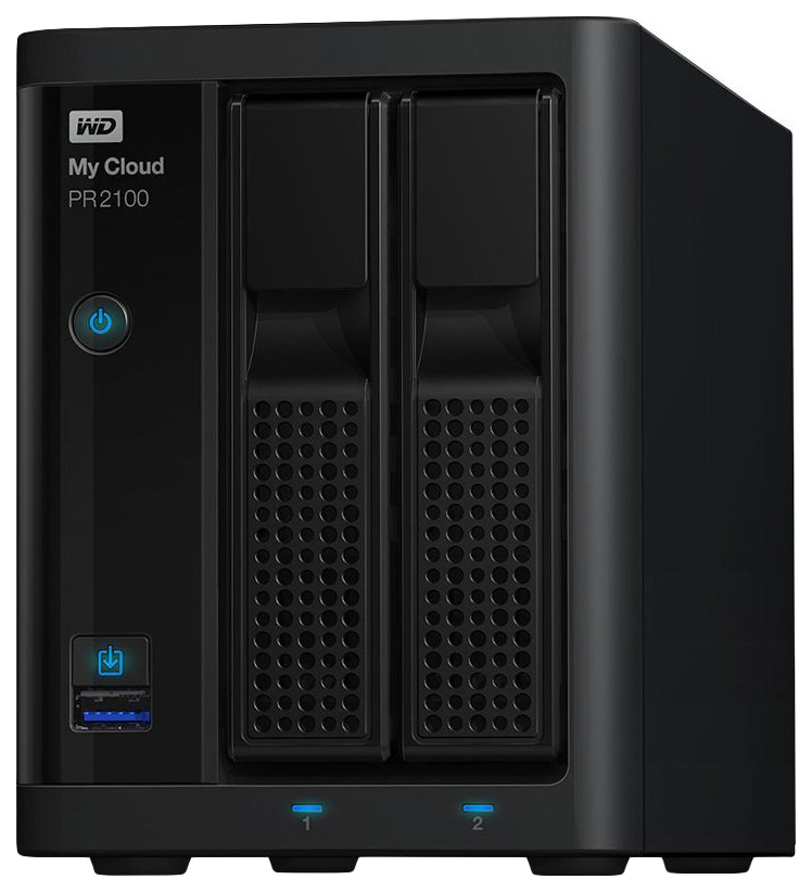 

Сетевое хранилище данных WD My Cloud Pro PR2100 Black (WDBVND0040JBK-EEUE), PR2100