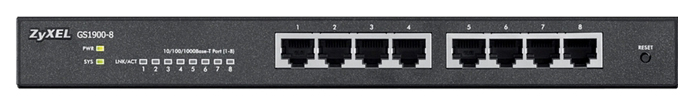 

Коммутатор ZyXEL GS1900-8 Black, GS1900-8