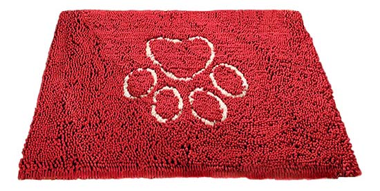 фото Коврик для собак dog gone smart doormat супервпитывающий размер m 51х79см красный