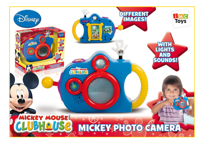 фото Музыкальная игрушка фотоаппарат mickey mouse со светом и звуком imc toys