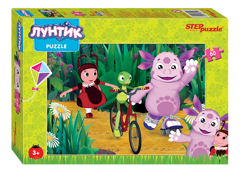 

Пазл Step Puzzle 60 деталей, Лунтик