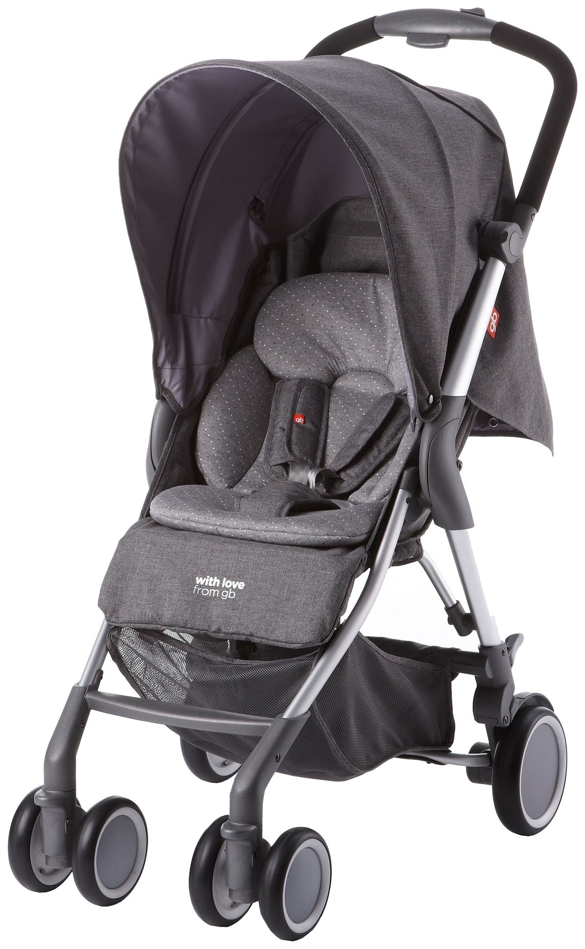 

Прогулочная коляска GB BEAULA Printed Grey D620J1, Beaula D620J1